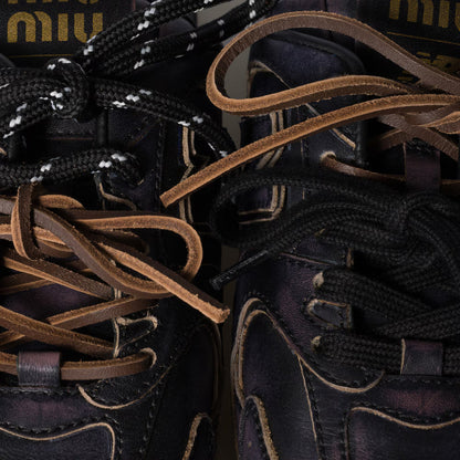 530 SL Mules – Bleached Leather & Gum Sole Black Edition