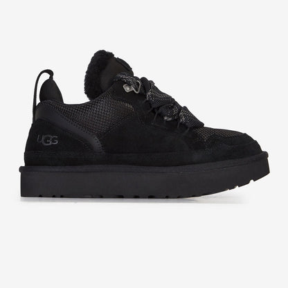 Suede Shearling Low Baskets - Black Edition