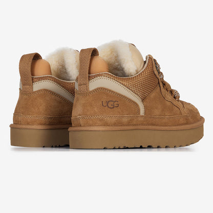 Suede Shearling Low Baskets - Chestnut Edition
